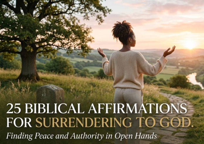 25 Biblical Affirmations for Surrendering to God