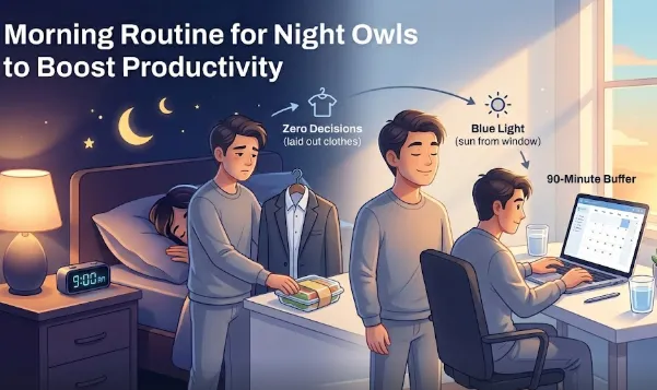 Morning Routine for Night Owls to Boost Productivity