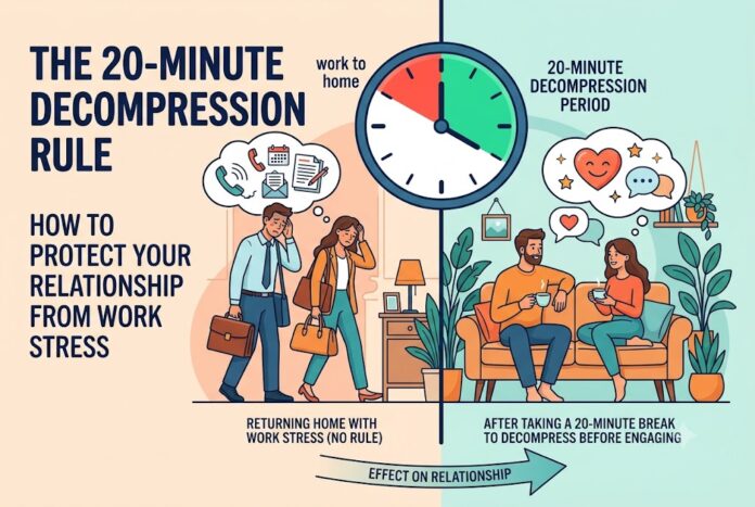 The 20-Minute Decompression Rule: How to Protect Your Relationship From Work Stress
